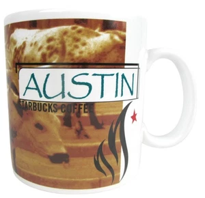 Starbucks Austin Texas 1999 20 Oz Large Coffee Cup Mug Cattle Steer Capital - Picture 1 of 6