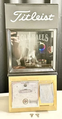 Victor Model 77 Titleist Branded Golf Ball Vending Machine w/ Both Keys! - Image 1 of 4