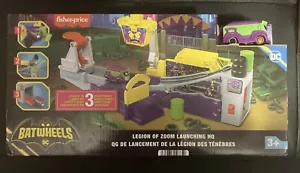 DC BATWHEELS Fisher-Price LEGION OF ZOOM LAUNCHING HQ Playset - Picture 1 of 4