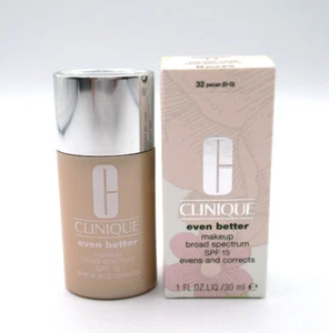 Clinique Even Better Makeup SPF 15 ~ 32 Pecan  ~ 1 oz / 30 ml ~ BNIB - Picture 1 of 3