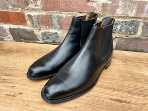 Church's Cheaney Chelsea Boots black calf UK 9.5 F US 10.5 EU 43.5 worn twice - Picture 1 of 16