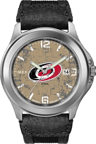 Men's Carolina Hurricanes Watch Timex Old School Vintage Watch Cover