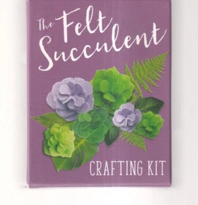 THE FELT SUCCULENT CRAFTING KIT by Nikki Van De Car (2018 Trade Paperback){L7} - Imagen 1 de 2