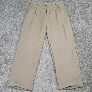 Hart Schaffner Marx Men's Dress Pants Beige 34x29 Measured - Picture 1 of 10