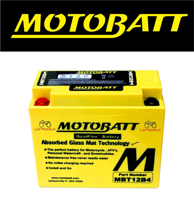 BATTERIA MOTOBATT AGM SIGILLATA YT12B-BS DUCATI Monster S2R 800 2005 -- 2007 — 第 1/1 张图片