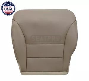 For 2005 2006 2007 Honda CRV Passenger Bottom Perforated Leather Seat Cover Tan - Picture 1 of 11