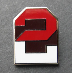 SEGUNDA INSIGNIA DE PIN DE SOLAPA MILITAR DEL SEGUNDO EJÉRCITO DE LA SEGUNDA GUERRA MUNDIAL EE. UU. 1 PULGADA - Imagen 1 de 1