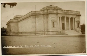 PC LADY LEVER ART GALLERY PORT SUNLIGHT MERSEYSIDE ENGLAND RPPC (u9211) - Picture 1 of 2