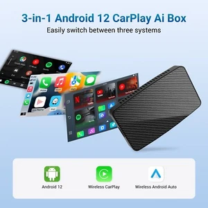 Adattatore multimediale automatico ALL-IN-1 Play2video Ai Box wireless CarPlay/Android regalo - Foto 1 di 15
