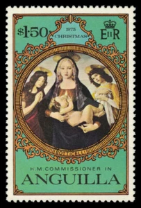 ANGUILLA 228 (SG221) - "Virgin and Child" by Botticelli (pa44550) - Picture 1 of 1