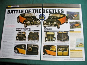 Volkswagen Beetle Cabriolet Minichamp Norev & Dodge Saratoga Booklin article A - Picture 1 of 2
