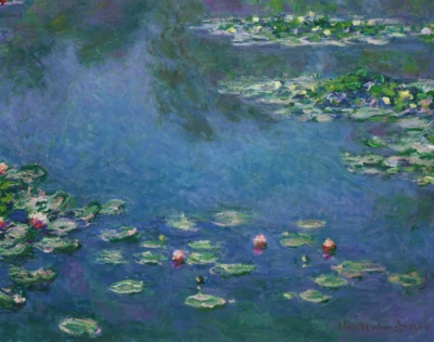Water Lilies | Claude Monet | 1906 French Impressionism Print - Image 1 of 4