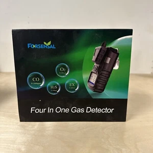 Gas Detector with Pump, 4 Gas Monitor Multi Gas Detector CO EX O2 H2S Monitor... - Picture 1 of 4
