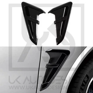 Embellecedores de guardabarros negros brillantes estilo BMW X3M/X4M/X3/X4 M (F97/F98/G01/G02 Pre-LCI) - Imagen 1 de 7