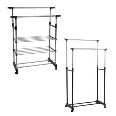 Garderobenständer Kleiderständer Kleiderstange Rollenständer Wäscheständer - Bild 1 von 4