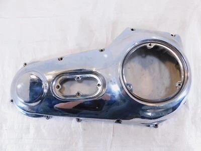 Cubierta primaria y embrague 94 Harley Davidson Softail & Dyna Wide Glide cromada Foto 1 de 4