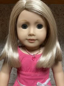 American Girl Retired Blonde Hair Short Blue Eyes 18” Doll - Bild 1 von 11