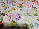 Large Floral 44" fabric by Wilmington, Butterfly Haven 5/8 Yd  cotton
