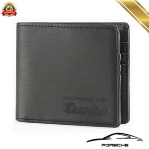 #1 Porsche Legacy Bi-Fold Black Wallet - Puma Porsche Turbo - Picture 1 of 8