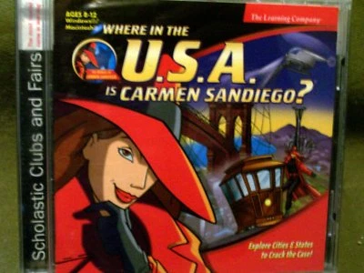 The Learning Company Where in the U.S.A. is Carmen Sandiego? CD-ROM Ages 8-12 - Image 1 of 3