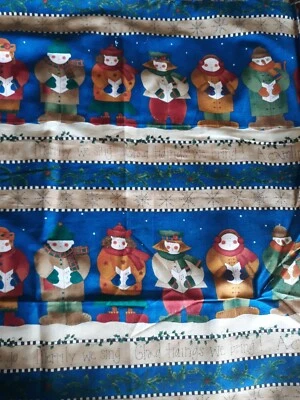 Carolers -Christmas/Winter Cotton Fabric- K P Kids Kari Pearson for SSI - Image 1 of 2