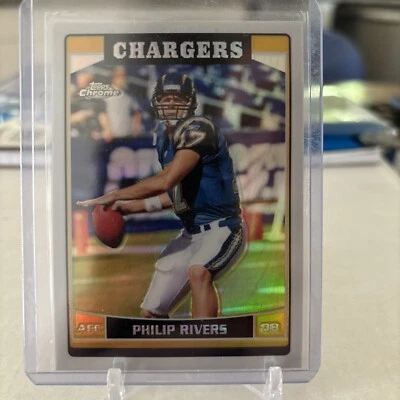 2006 Topps Chrome Philip Rivers Refractor SP #99 San Diego Chargers - Image 1 of 2