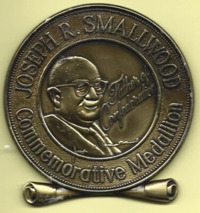 1949-1989 Medaglia Joey Joseph R. Smallwood 40 anni Terranova/Canada - Foto 1 di 2