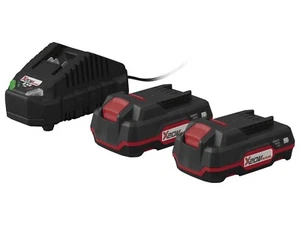 PARKSIDE X20V TEAM 20 Volt Akku (2x) und Ladegerät mit Active Cell Balancing - Bild 1 von 4