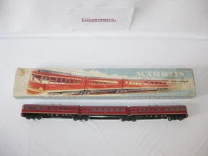 Märklin HO 3025 .2 DB deutscher Schnelltriebwagen, dreiteilig #d284 - Picture 1 of 9