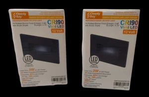 2 PACK Cloudy Bay CR190 Vivid LED - Indoor & Outdoor Step Light - M9 - Picture 1 of 4