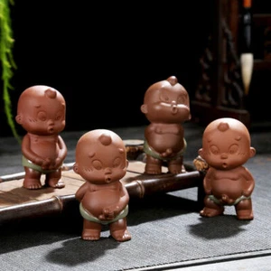 Chinese Creative Pee Doll Water Squirt Tea Pet Yixing Zisha Lovely Boy Small New - Picture 1 of 11