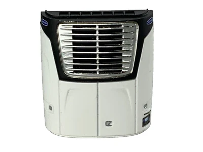 1/64 DCP PARTS WHITE/CHROME CARRIER REEFER UNIT W/ FUEL TANKP - Image 1 of 3