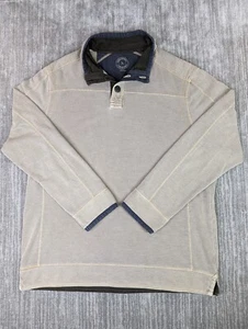 Carbon 2 Cobalt Pullover Henley Top Sweater Sweatshirt Gray Men's Size Large - Picture 1 of 9