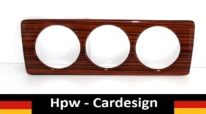 HEIZUNGSBLENDE  FÜR MERCEDES W201 ZEBRANO HOLZ abgeschrägt flach NEU - Picture 1 of 2