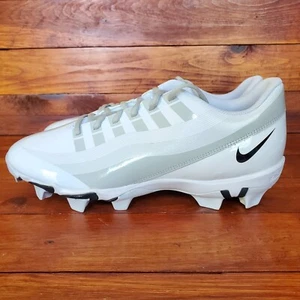 Nike Vapor Edge Shark Football Cleats White Gray DQ5114-100 Mens Sz 11.5 - Picture 1 of 7