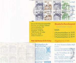 Germany 1980 MiNr. MH22a oZ complete booklet USED VF "FELLBACH" - Picture 1 of 1