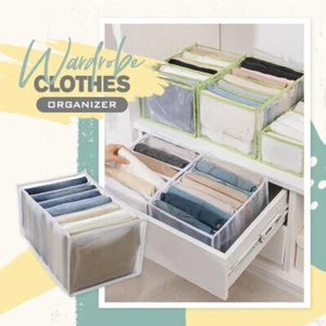 2PCS*Wardrobe Clothes Organizer Garment Organizer Storage Unit Clothes Tidy - Picture 1 of 10