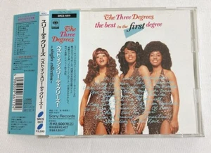 The Three Degrees the Best in the First Degree CD Japan Obi TSOP Dirty Ol' Man - Imagen 1 de 4