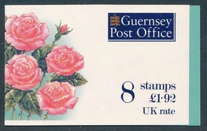 GB 1993 GUERNSEY £1.92 FLOWERS BOOKLET FINE MINT MNH UK RATE - Bild 1 von 2