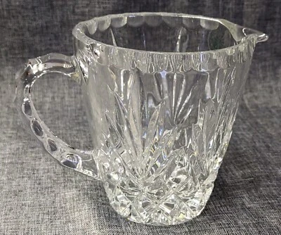 Vintage GALWAY Irish Crystal Creamer 3.5" W/ Sticker  - Image 1 of 4