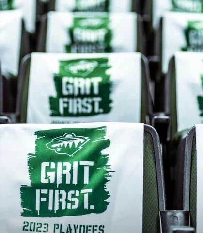 Minnesota Wild Playoff Towel 2022-23 Show Grit Cover