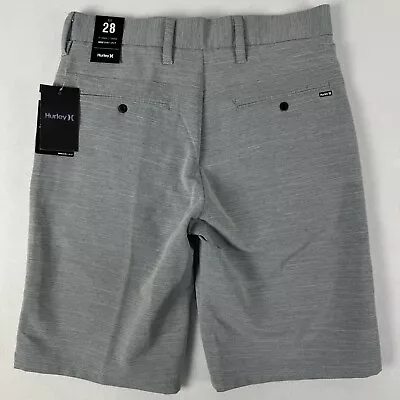 Pantalones Cortos Hurley X Nike Para Hombre Talla 28 Gris 9” Calce Regular Plano Absorbente Golf Informales Foto 1 de 4