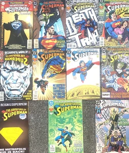 ADVENTURES OF SUPERMAN. NUMBER'S BETWEEN 452-521 + ANNUAL. (11 X 1989-1997 LOT) - Picture 1 of 24
