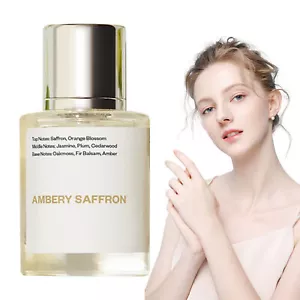 Ambery Azafrán 1.7 OZ Eau De Parfum Spray Perfume Fragancia Duradero General - Imagen 1 de 9