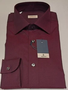 Camicia Aramis Cotone Bordeaux trama a rilievo TG 39 Regular Fit - Foto 1 di 3