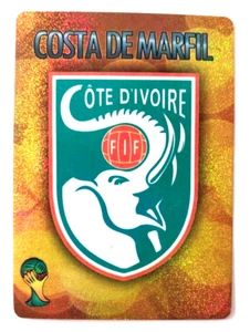 Ivory Coast Team 2014 World Cup Lot 9 Trading Cards Rare Argentina Not Panini - Picture 1 of 8