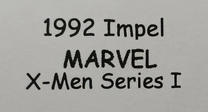 1992 Impel X-Men Series I Holograms XH-5 X-Men - Picture 1 of 3