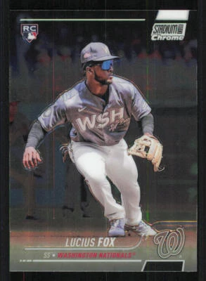 2022 Stadium Club Chrome #334 Lucius Fox RC - Image 1 of 2