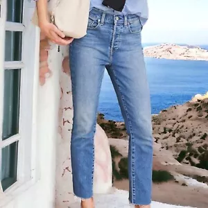 Pantalones de mezclilla recortados Frank & Eileen de corcho para todos los días - Imagen 1 de 12