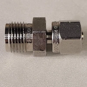 Swagelok 1/4" Buchse auf 3/8" Stecker Adapter Nippel gerade - Bild 1 von 8